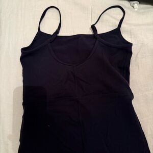 Aritzia Divinity Romper 5” Divinity NAVY